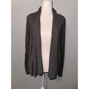 H&M Women's Dark Grey Long Sleeve Cardigan - Small